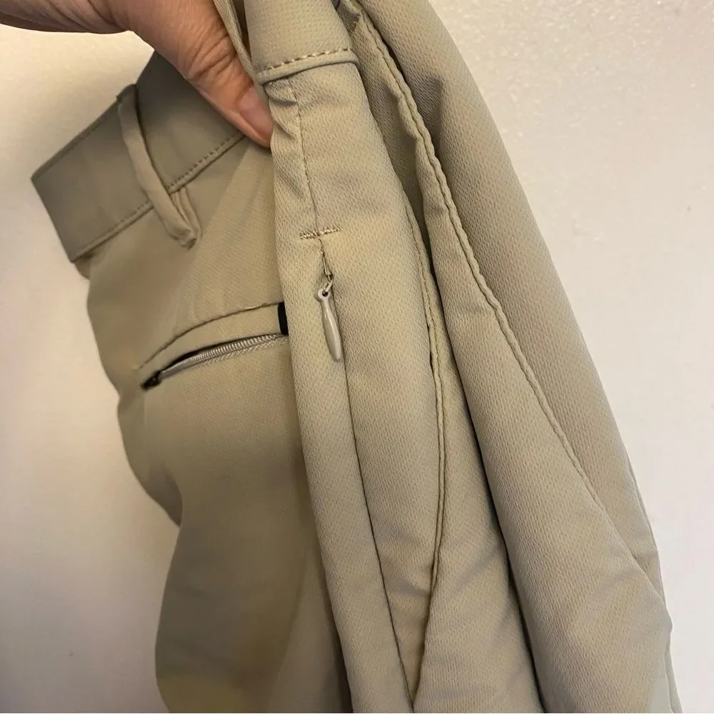 Banana Republic tan stretch Chino khaki work golf Pants 34x30